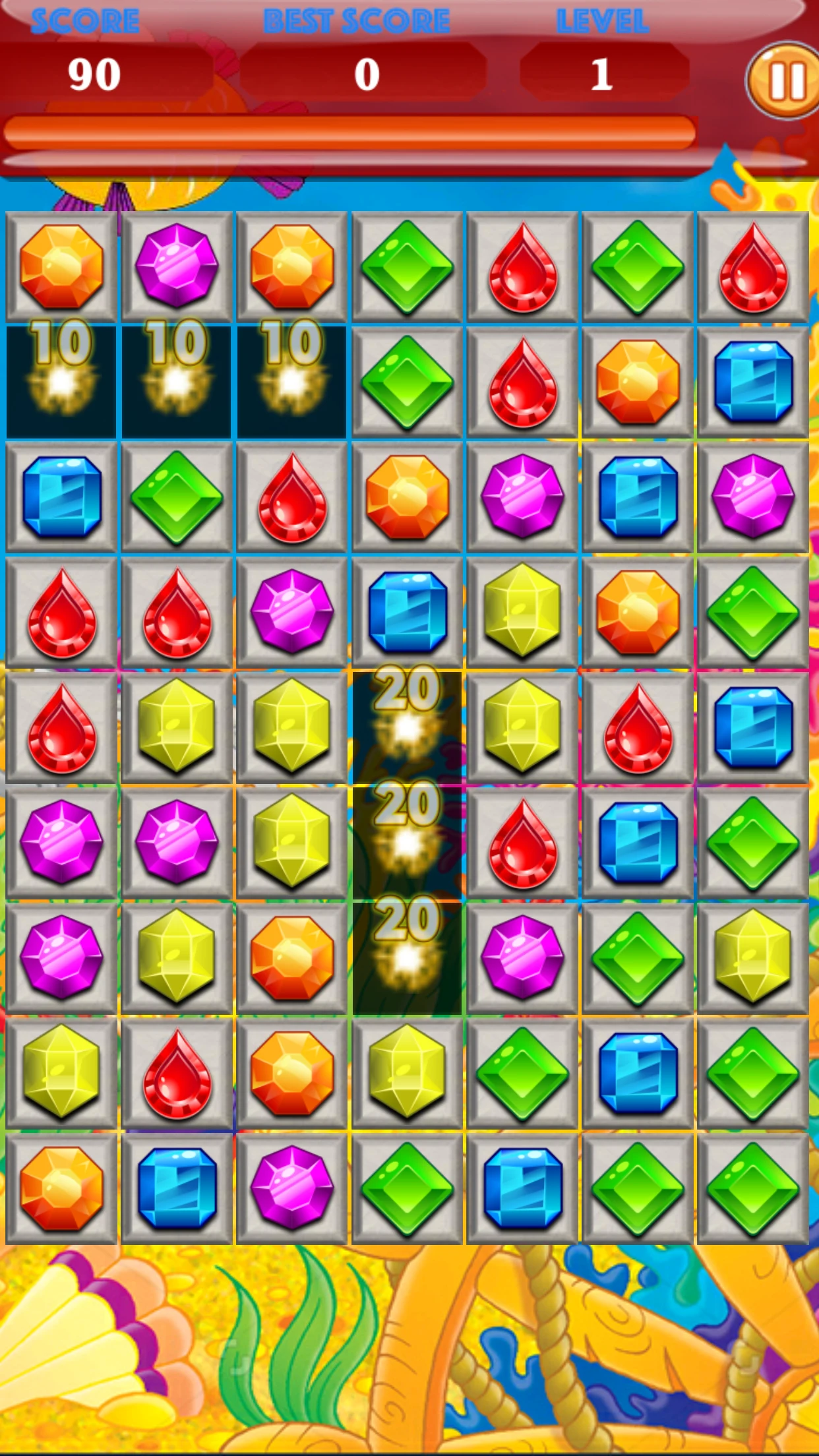 diamond jewels screenshot